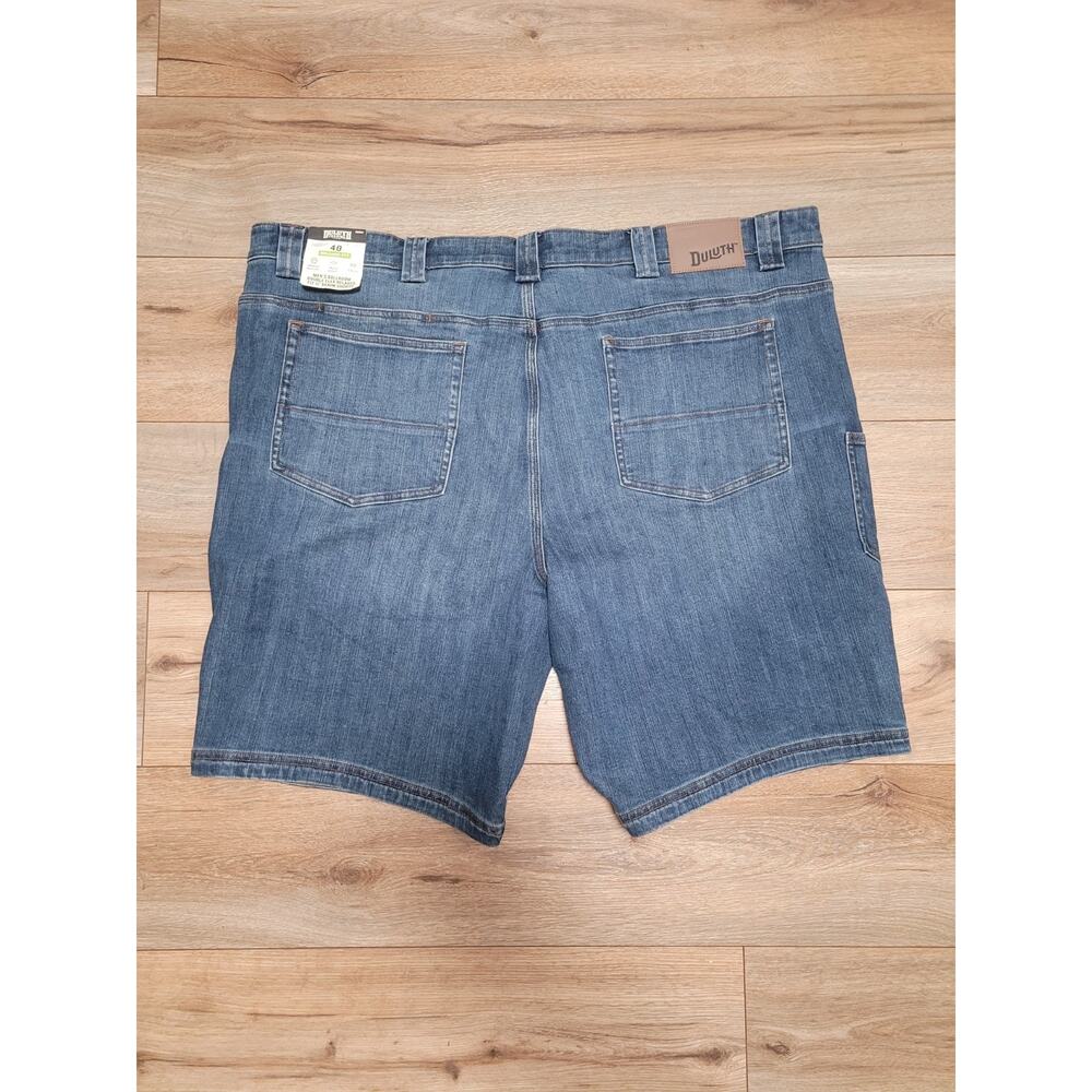 Duluth Trading Shorts Mens 40 Relaxed Fit Ballroom Double Flex Denim Jean